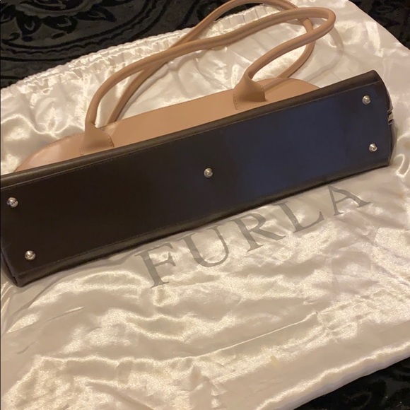 Blush and brown designer bag - Picture 6 of 8